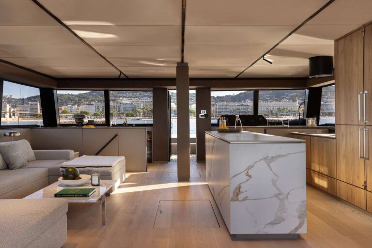 Main Salon With Integrated Galley