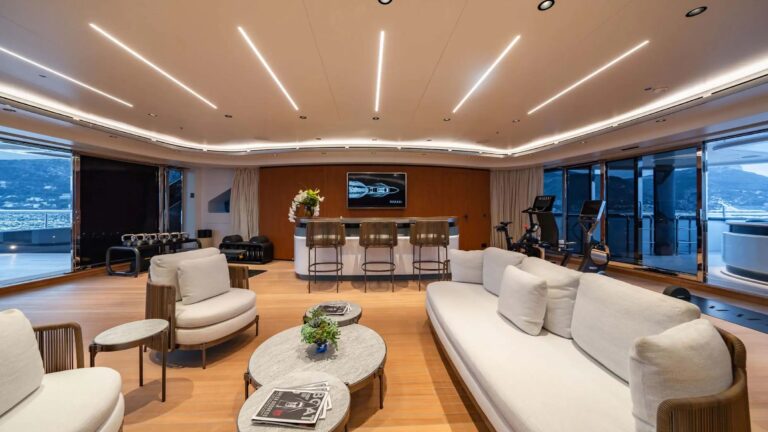 Salon And Bar On Sun Deck