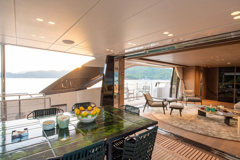 Sky Lounge View From Aft Dining Area