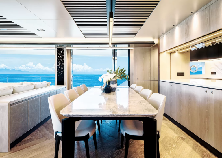 Main Salon Dining Views