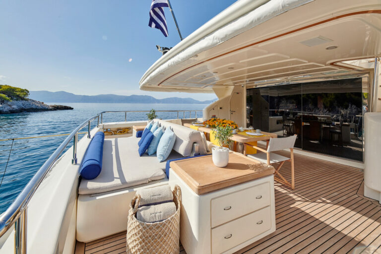 Sun Loungers On Main Deck