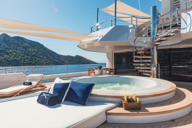 Jacuzzi And Sun Loungers