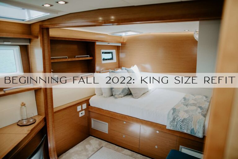 Sailing Catamaran EBB & FLOW Master Cabin