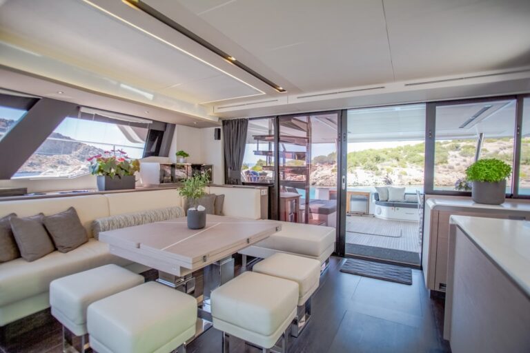 Main Salon View Onto The Aft Deck