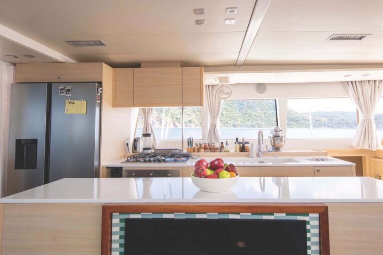 Sailing Catamaran NOMADA Galley