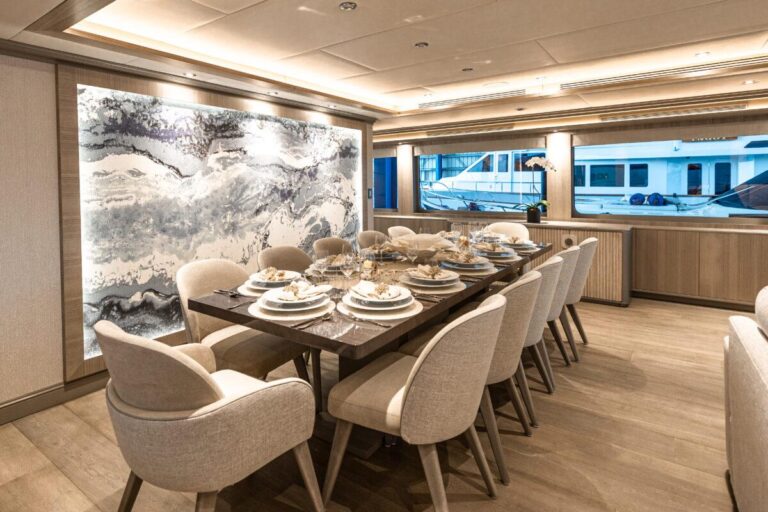 Formal Dining In The Main Salon