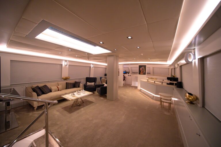 Main Salon At Night