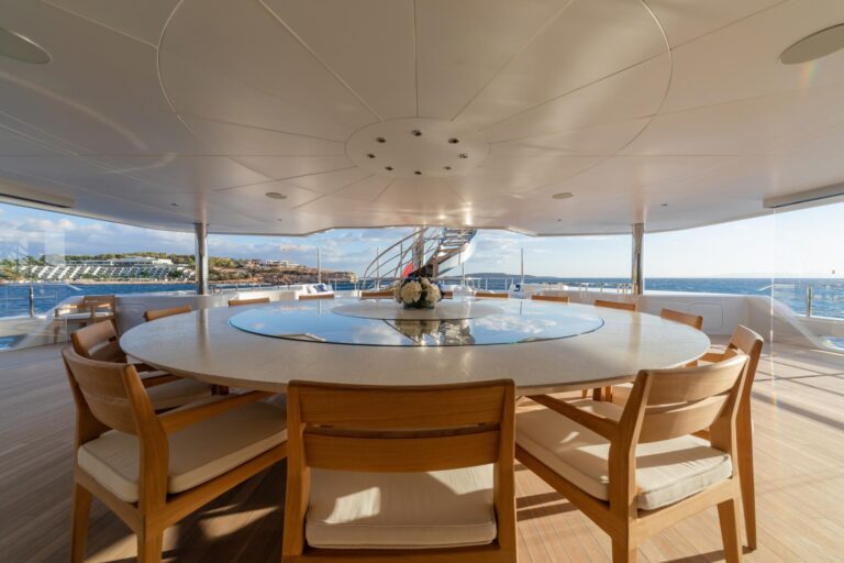Outdoor Dining On Upper Deck