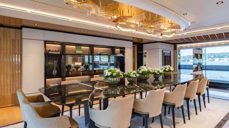 Formal Dining On Main Deck