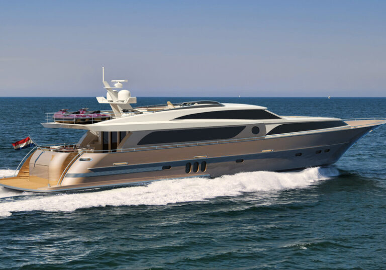 30m Continental III Yacht by Wim van der Valk