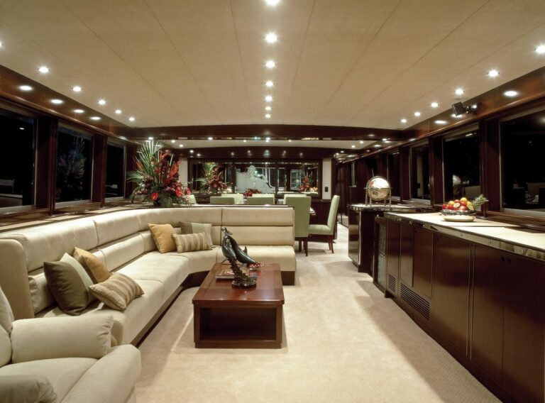 Main salon view forward