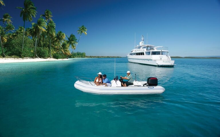 Ship's Tender On Yacht EMERALD LADY