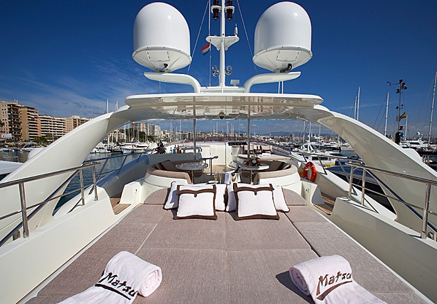 Sun Deck Aboard Yacht MATSU