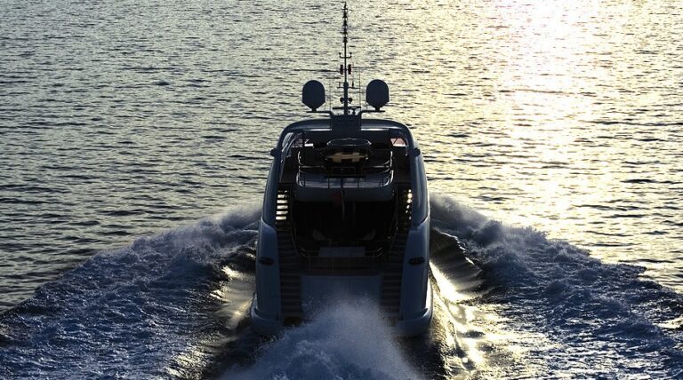 Aft: Yacht MATSU's Cruising Pictured