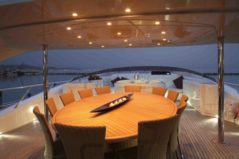 External Eating/dining On Yacht MIDNIGHT SUN