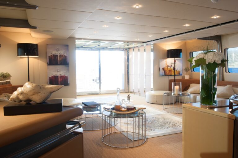 Inside Aboard Yacht PANDION
