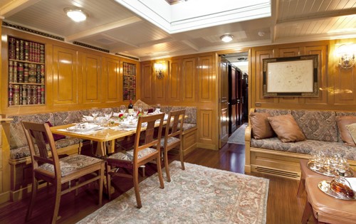 Eating/dining On Board Yacht SHAMROCK V