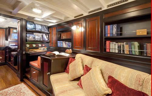 Main Master Couch On Board Yacht SHAMROCK V