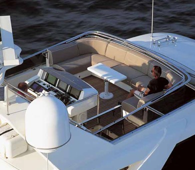 Upper Deck Aboard Yacht SHELEILA