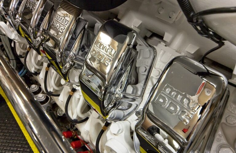 Close Up: Yacht STREGA's Engine Area Captured