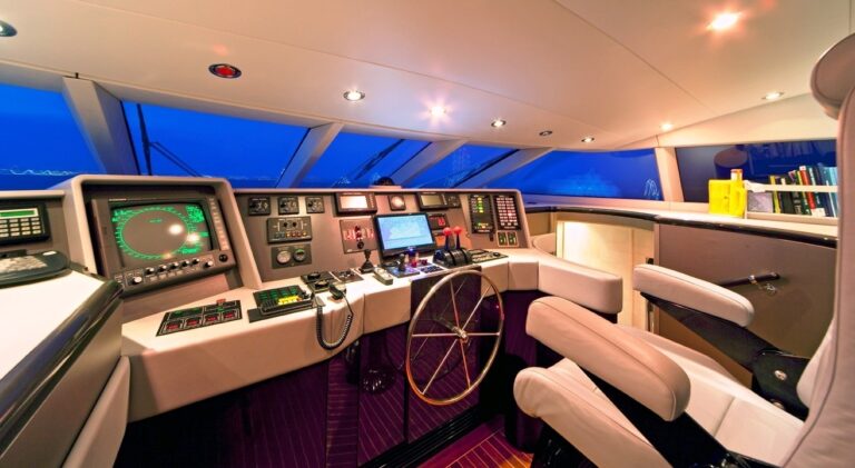 Pilot House On Yacht STREGA