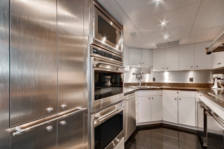 Ship's Galley On Yacht ANDIAMO