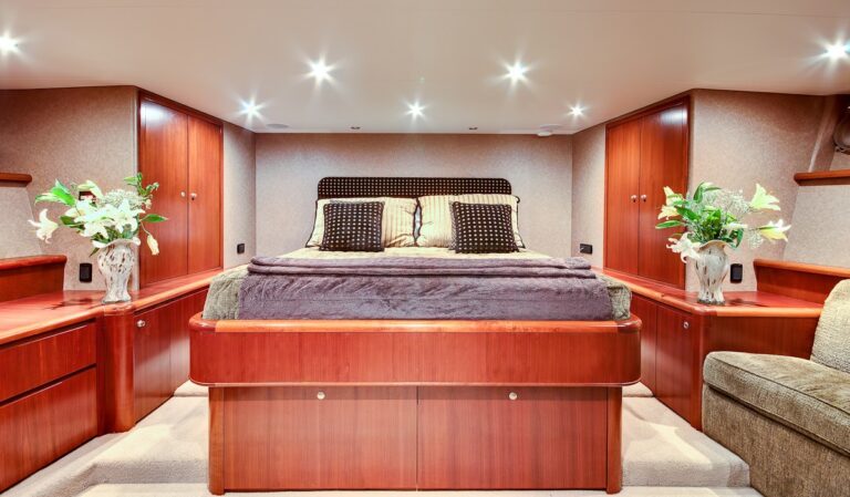 Main Master Cabin Aboard Yacht ANDIAMO