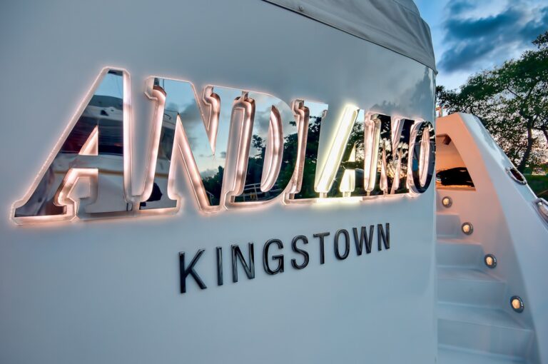 Name Plate Aboard Yacht ANDIAMO