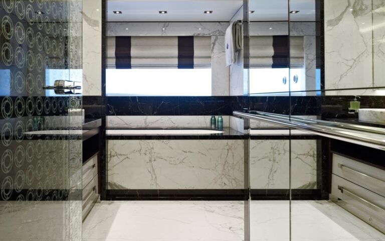 Main Master Bathroom On Yacht AURELIA