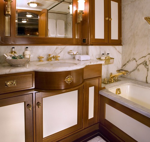 Main Master Bath On Yacht AXIA