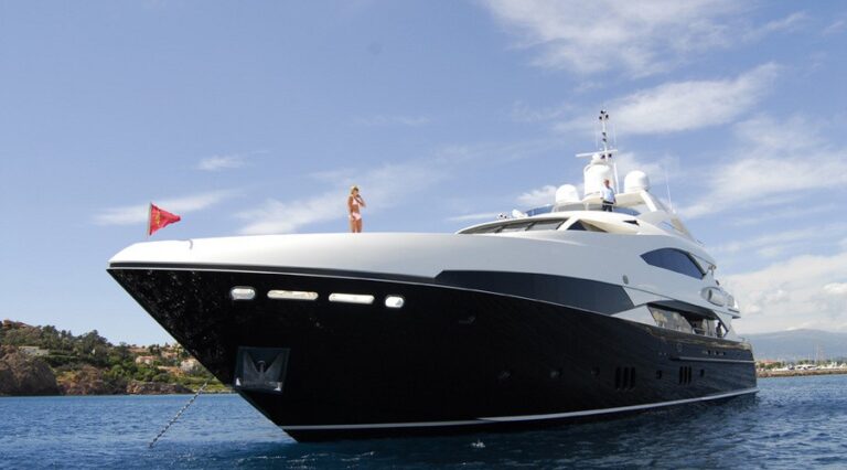 Ship's Bow On Board Yacht DEVOCEAN