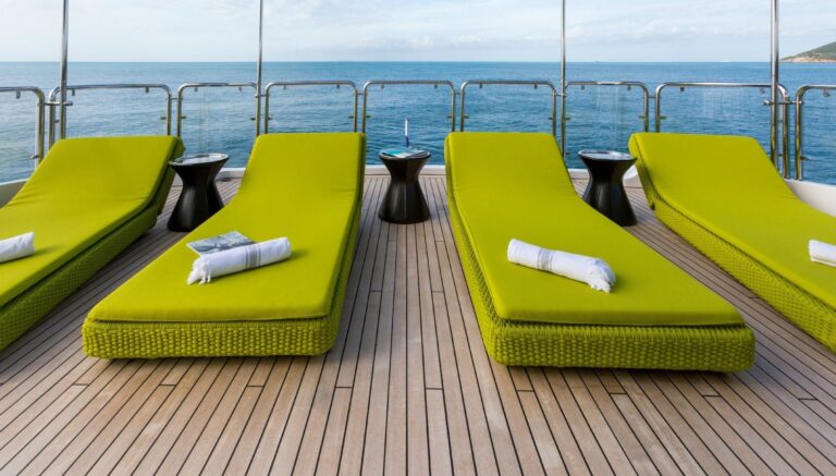 The 37m Yacht EDESIA - Sundeck sunpads
