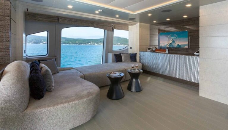 The 37m Yacht EDESIA - Skylounge sofa