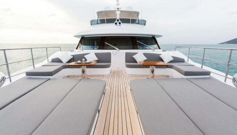 The 37m Yacht EDESIA - Foredeck seating and sunpads