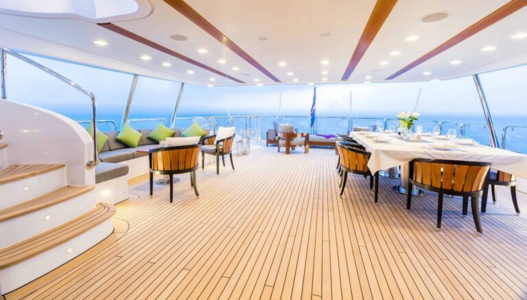 The 37m Yacht EDESIA - Upper aft deck