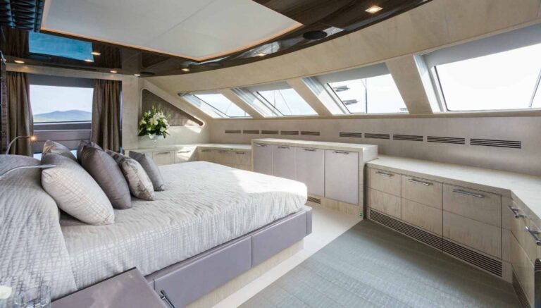 The 37m Yacht EDESIA - On deck master stateroom