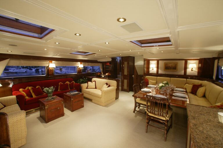 Saloon Aboard Yacht FREEDOM