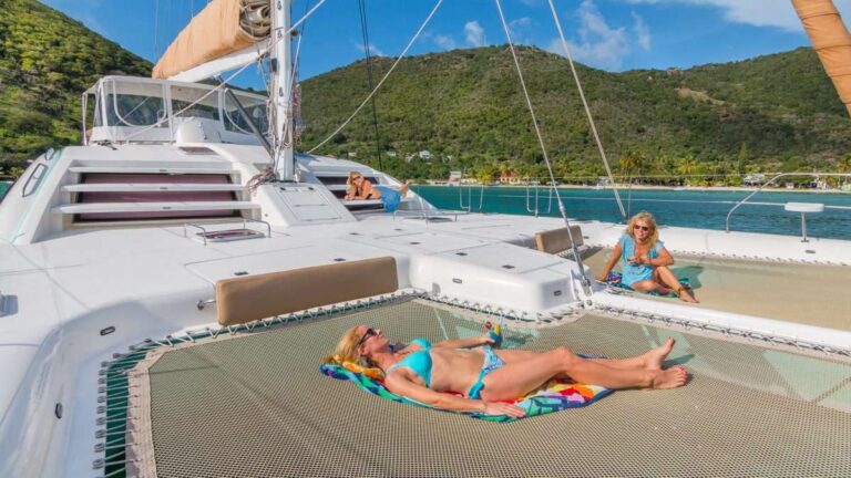 Foredeck sunning