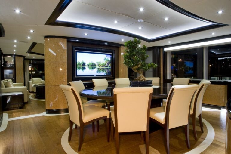 Eating/dining Zone On Board Yacht GRENADINES III