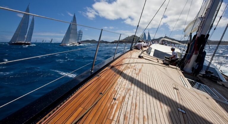 Deck Aboard Yacht P2