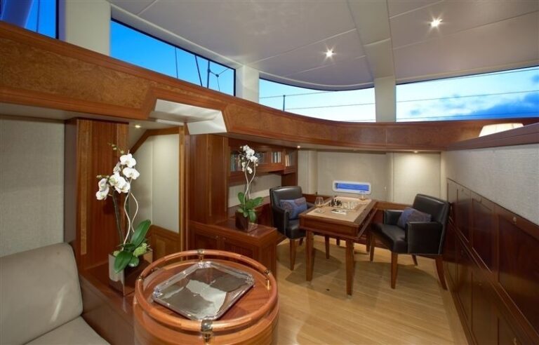 Lower Saloon On Yacht CINDERELLA IV