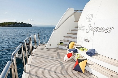 Swimming Deck On Board Yacht ENDLESS SUMMER