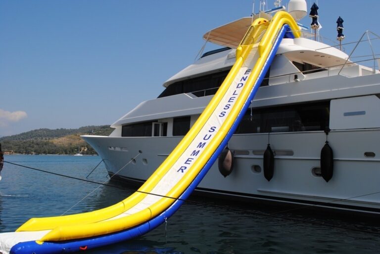 Water Slide On Yacht ENDLESS SUMMER