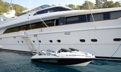 Ship's Tender On Yacht HULYA