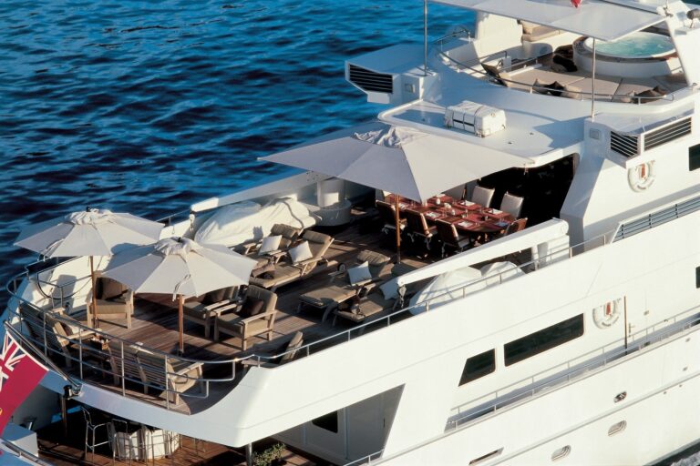 From Above On Yacht LIONSHARE