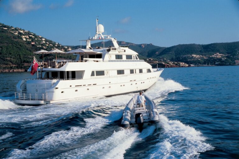 Ship's Tender On Board Yacht LIONSHARE