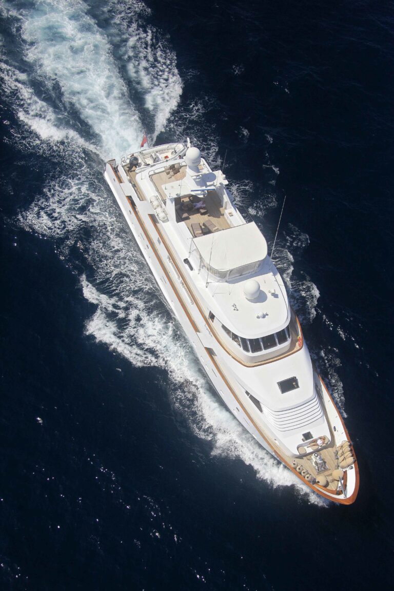 Above: Yacht SUPERFUN's Cruising Photograph