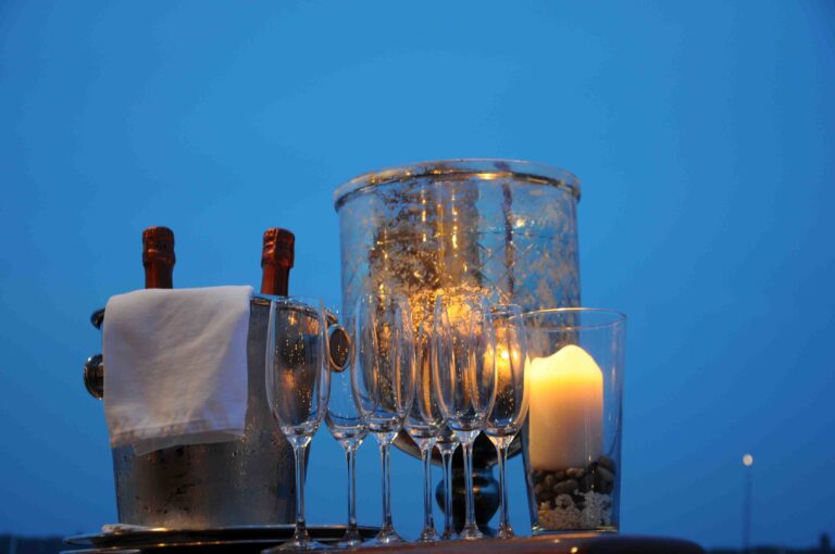 Champaign Glass: Yacht SUPERFUN's Close Up Captured
