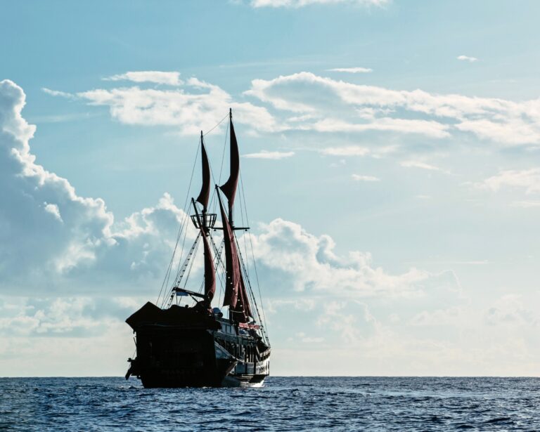 Phinisi yacht MANTAMAE - Stern view