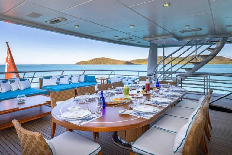 Yacht Exterior Dining